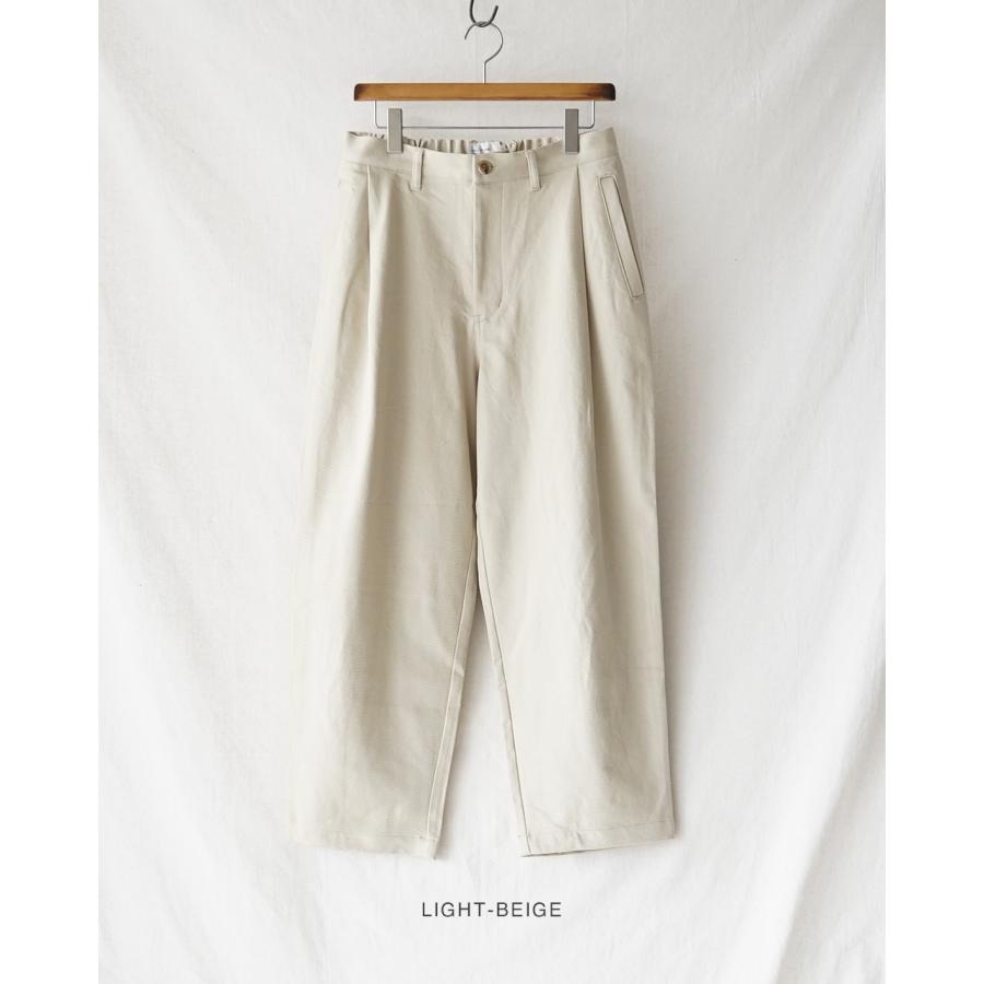 STILL BY HAND スティルバイハンド PT07254 コットン100 テーパードスラックスパンツ 44 STILL BY HAND（スティルバイハンド） SALE！スティルバイハンド