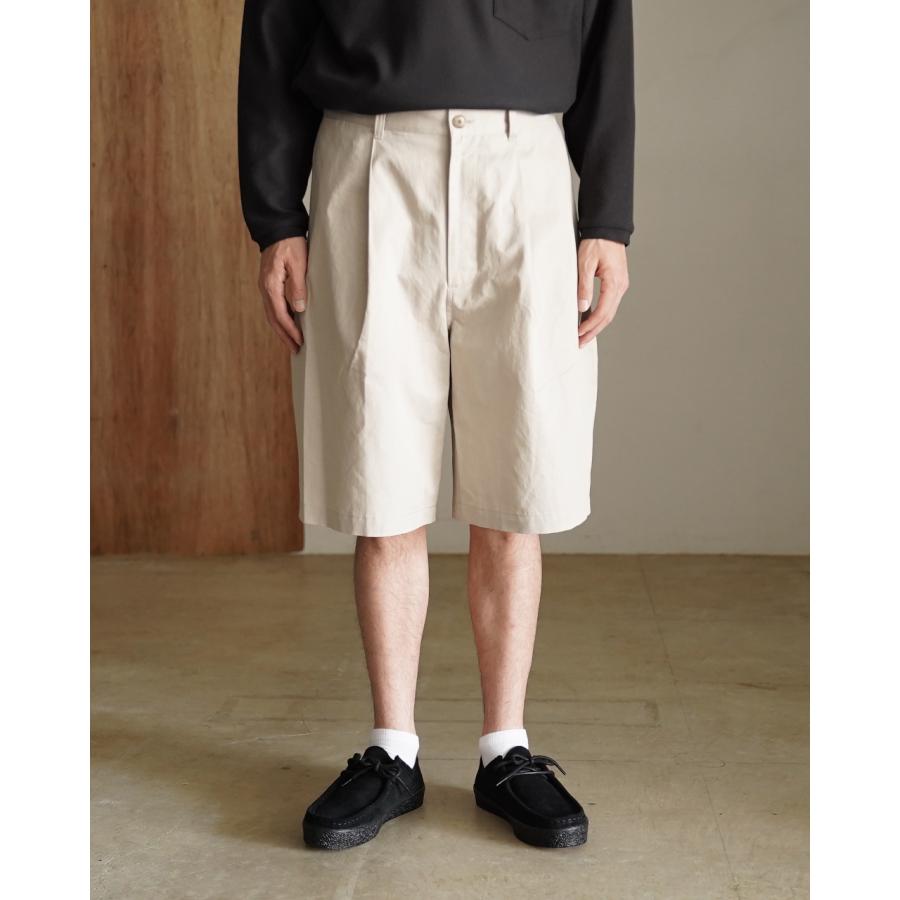 STILL BY HAND（スティルバイハンド） リネン混 ワイド ショートパンツ
