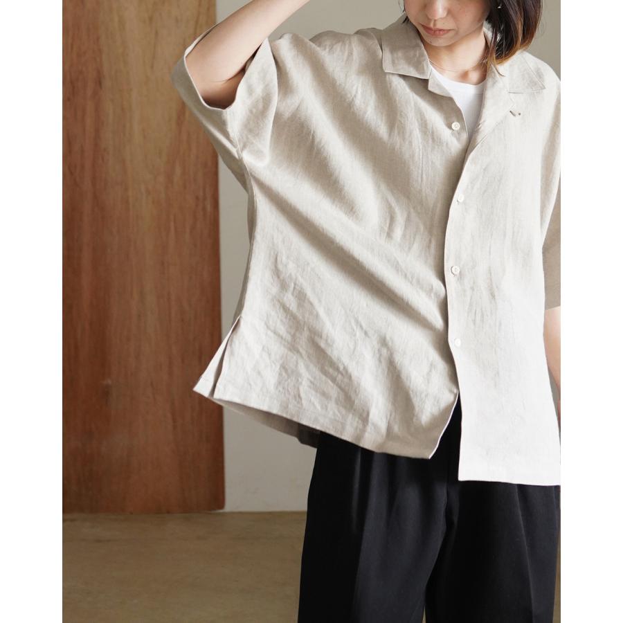 期間限定ポイント10倍！ スティルバイハンド STILL BY HAND オーバーシャツ レディース SH01262WM  wcpn10の画像