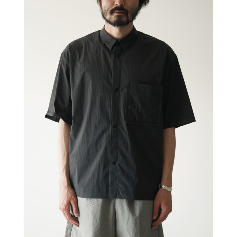 スティルバイハンド STILL BY HAND シャツ メンズ 半袖 ナイロンシャツ メンズ ポケット付き レギュラーカラー  SH02262の画像
