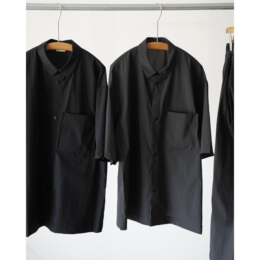 スティルバイハンド STILL BY HAND シャツ メンズ 半袖 ナイロンシャツ メンズ ポケット付き レギュラーカラー  SH02262の画像