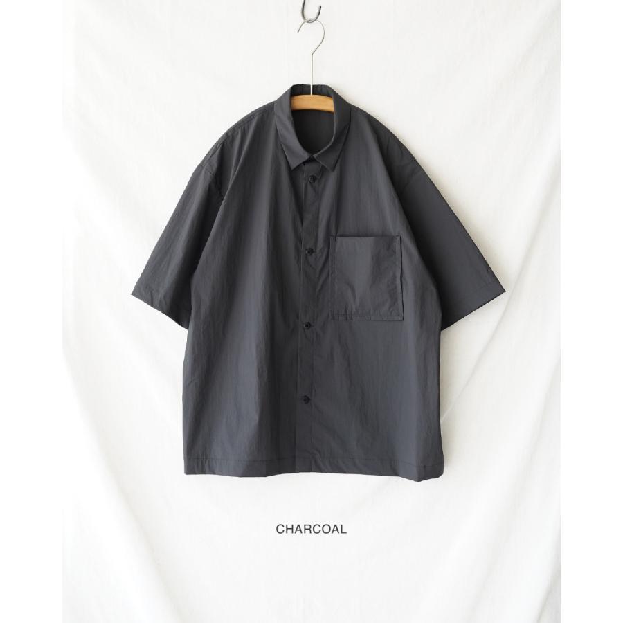 スティルバイハンド STILL BY HAND シャツ メンズ 半袖 ナイロンシャツ メンズ ポケット付き レギュラーカラー  SH02262の画像