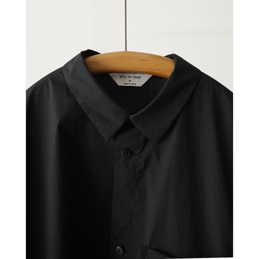 スティルバイハンド STILL BY HAND シャツ メンズ 半袖 ナイロンシャツ メンズ ポケット付き レギュラーカラー  SH02262の画像