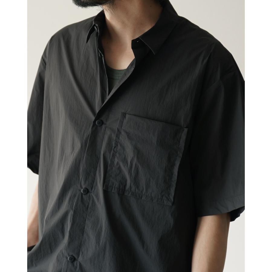 スティルバイハンド STILL BY HAND シャツ メンズ 半袖 ナイロンシャツ メンズ ポケット付き レギュラーカラー  SH02262の画像