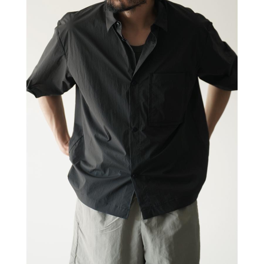 スティルバイハンド STILL BY HAND シャツ メンズ 半袖 ナイロンシャツ メンズ ポケット付き レギュラーカラー  SH02262の画像