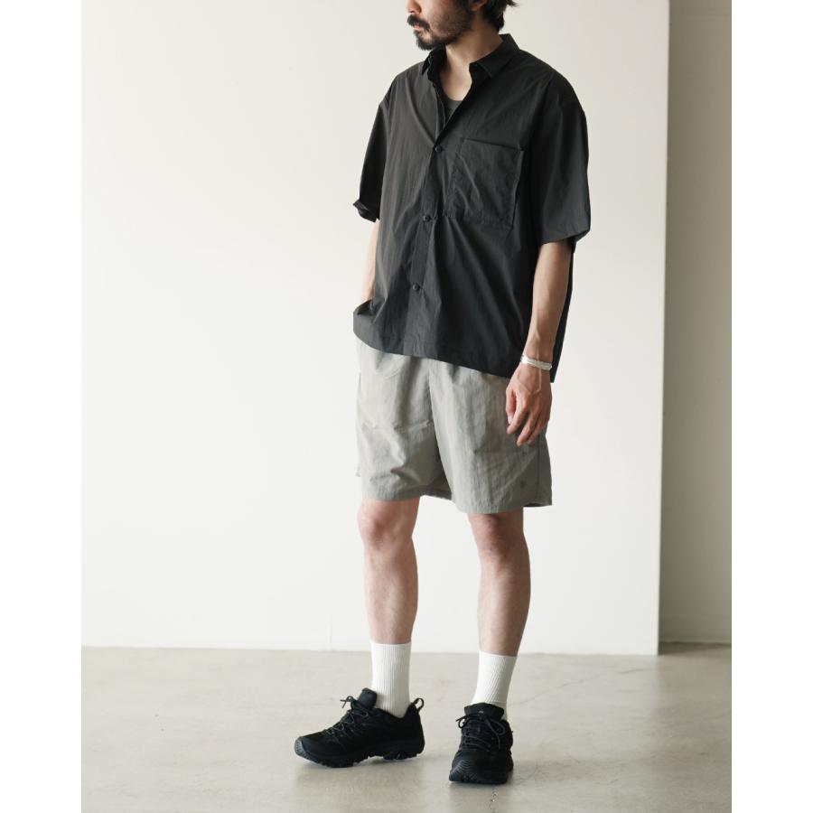 スティルバイハンド STILL BY HAND シャツ メンズ 半袖 ナイロンシャツ メンズ ポケット付き レギュラーカラー  SH02262の画像