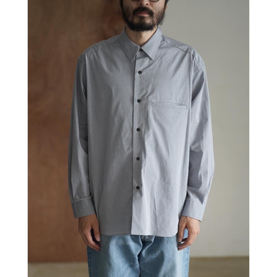 STILL BY HAND オーバーサイズ長袖シャツ STILL BY HAND｜【メンズ】オーバーサイズ 製品染めシャツ