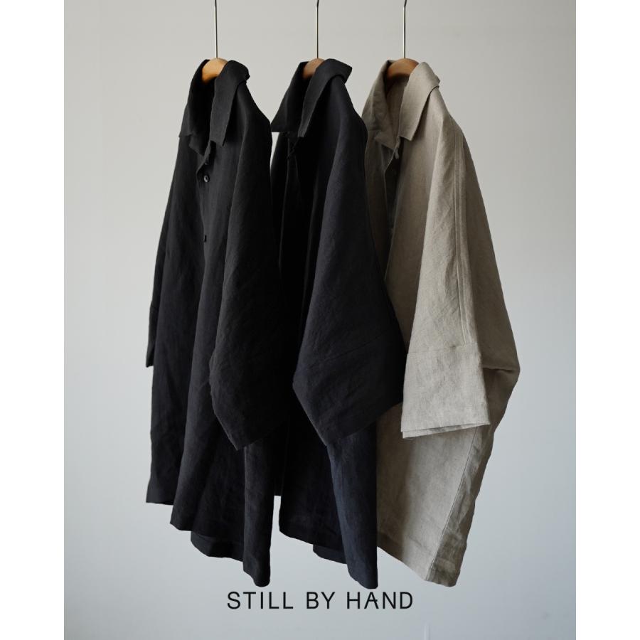 STILL BY HAND（スティルバイハンド） リネン オープンカラー 半袖