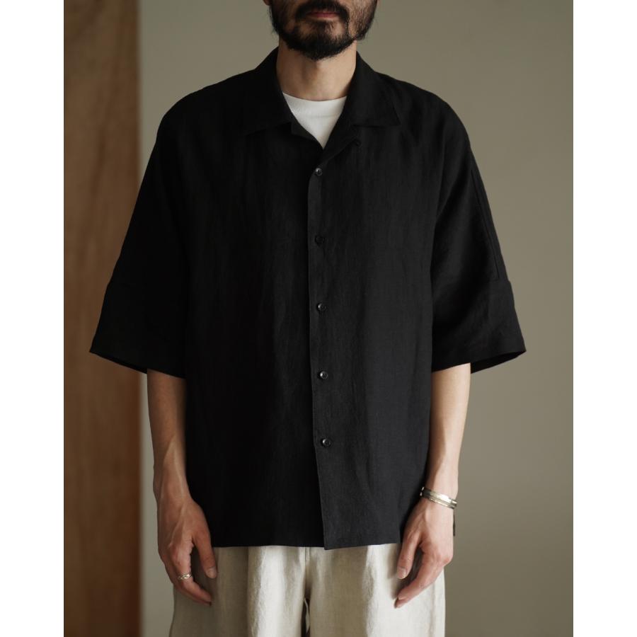 STILL BY HAND（スティルバイハンド） リネン オープンカラー 半袖