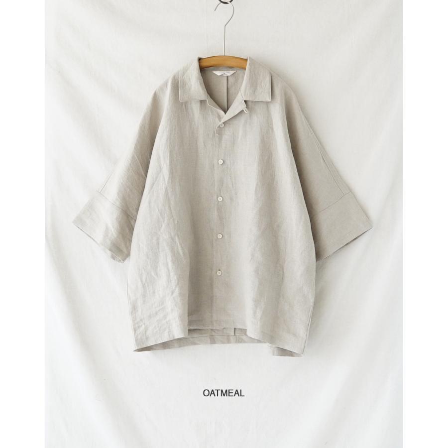 STILL BY HAND（スティルバイハンド） リネン オープンカラー 半袖