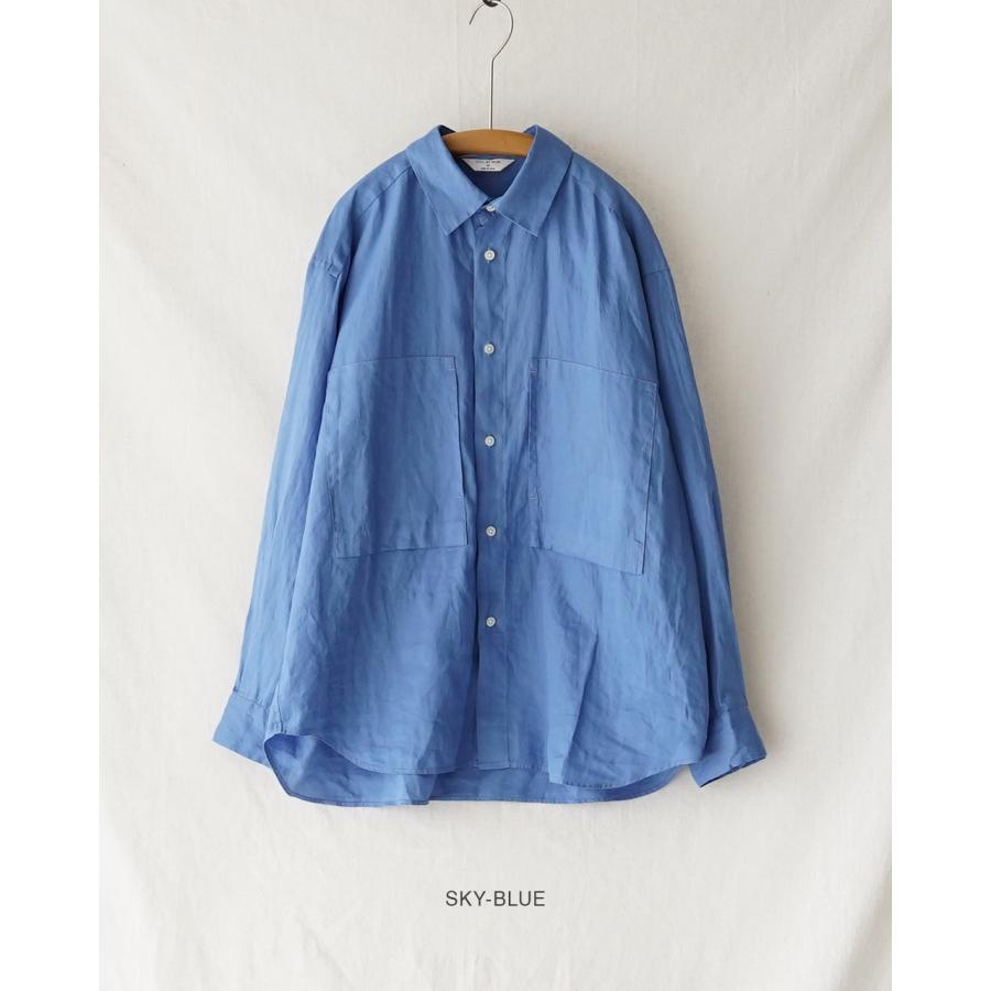 STILL BY HAND（スティルバイハンド） シャツ ガーメントダイ オーバー