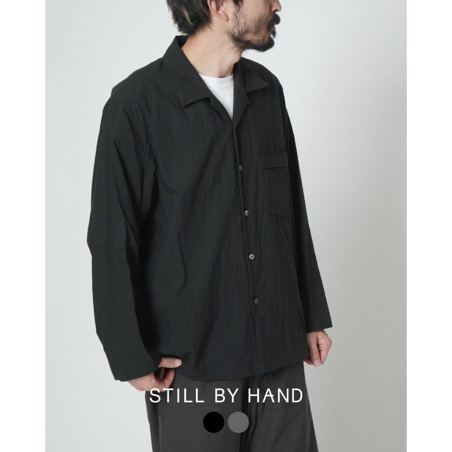 STILL BY HAND スティルバイハンド オープンカラーシャツ OPEN STILL BY HAND スティルバイハンド オープンカラーシャツ OPEN