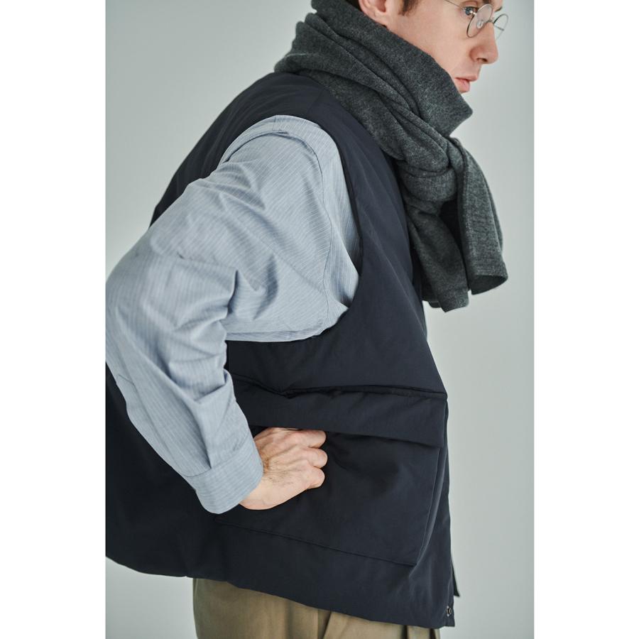 STILL BY HAND スティルバイハンド スタンドカラーパッデッドベスト