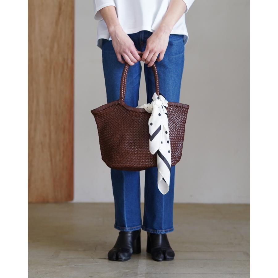 期間限定ポイント10倍！ バグマティ The Bagmati トートバッグ ハンドバッグ レザーメッシュ ヤギ革 レディース KU-598の画像