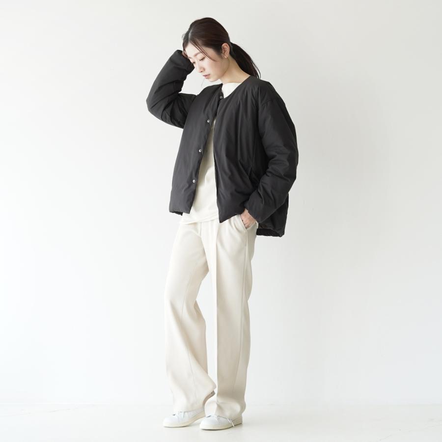 THE LOFT LABO ロフトラボ スナップボタン ノーカラー ダウン THE LOFT LABO ロフトラボ スナップボタン ノーカラー ダウン