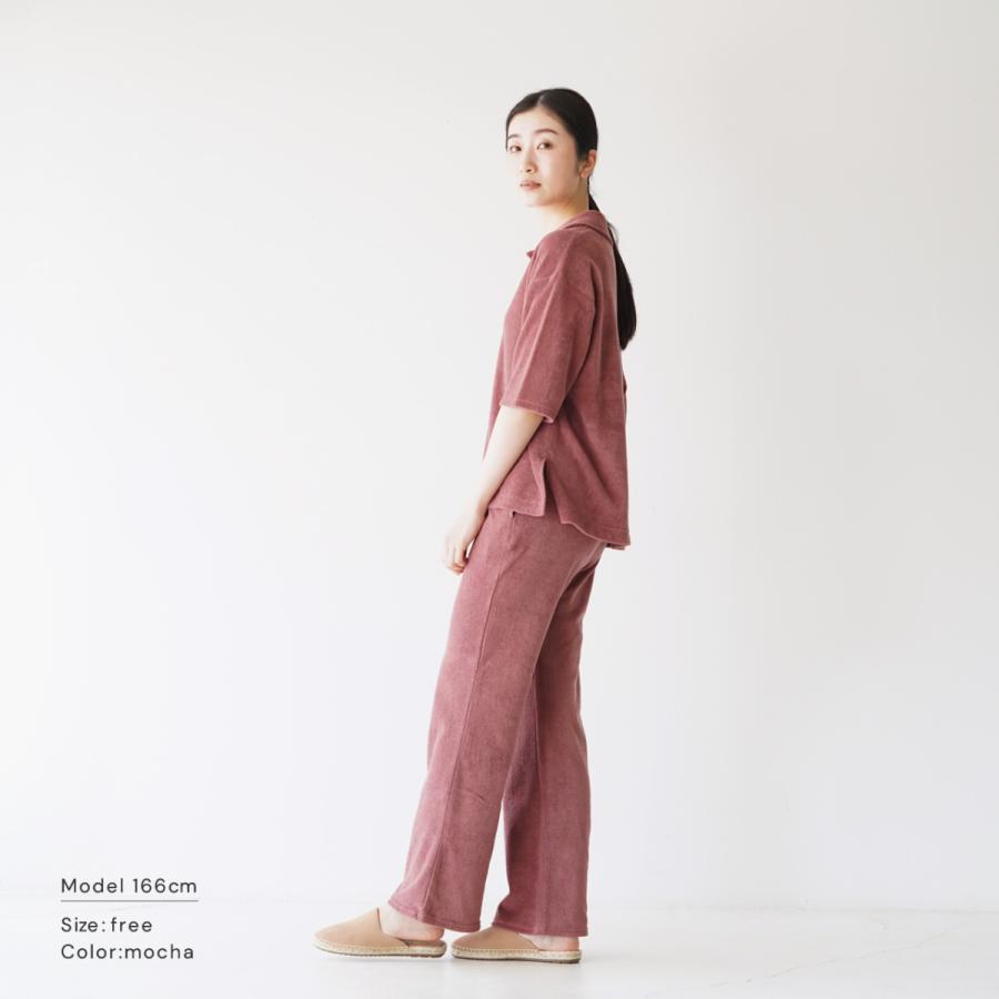 シングファブリックス THING FABRICS オーガニック パイル スキッパー シャツ TF Skipper Tops Organic pilejersey レディース 2022春夏 TFIN-6205｜crouka｜06