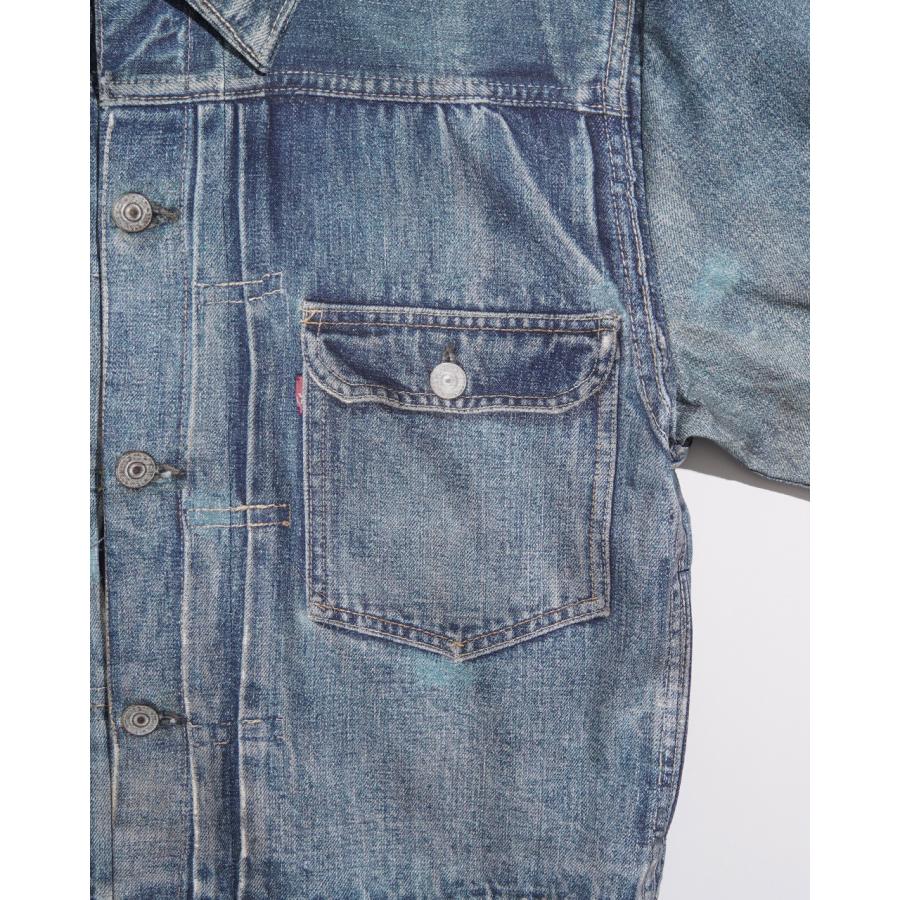 TOLQ トロンプルイユ デニムセットアップ　L×M berberjin SALE！トルク/TOLQ トロンプルイユ デニムジャケット メンズ Trompe l
