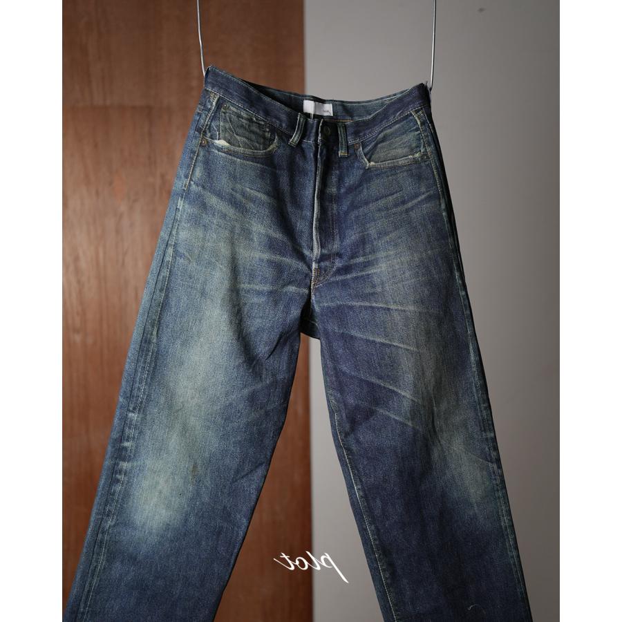トルク TOLQ トロンプ・ルイユ デニムパンツ Trompe l