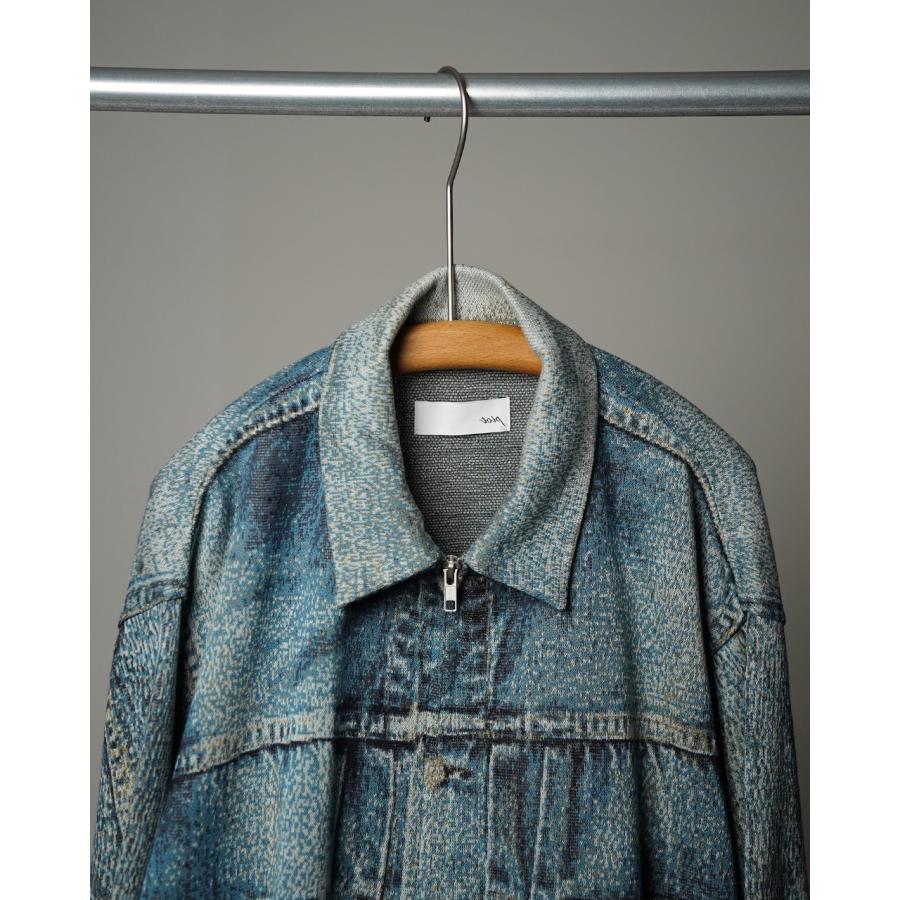 TOLQ（トルク） ニットデニムジャケット メンズ Knit Denim Jacket 26