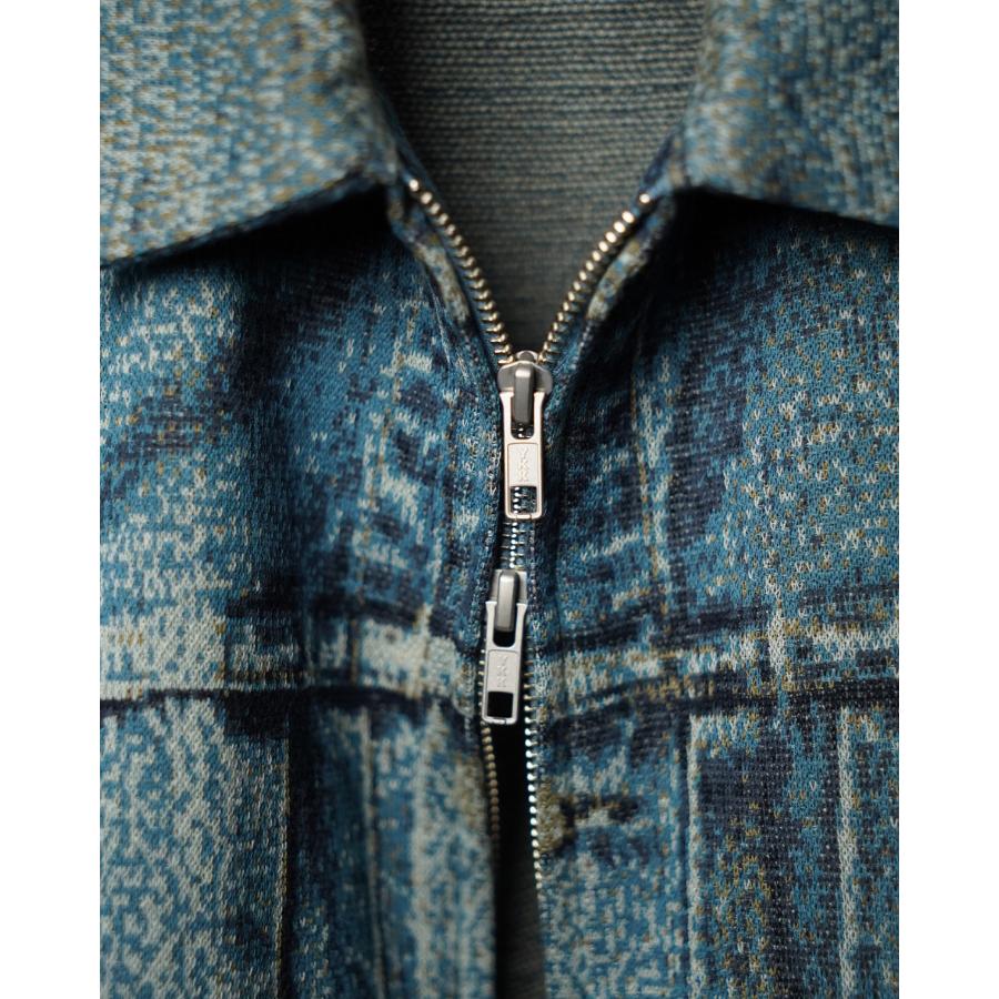 トルク TOLQ ニットデニムジャケット メンズ Knit Denim Jacket 26-1104の画像