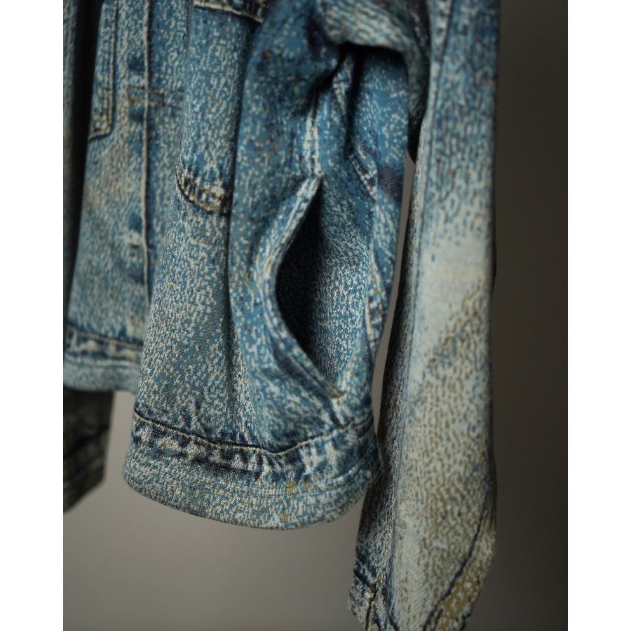 トルク TOLQ ニットデニムジャケット メンズ Knit Denim Jacket 26-1104の画像