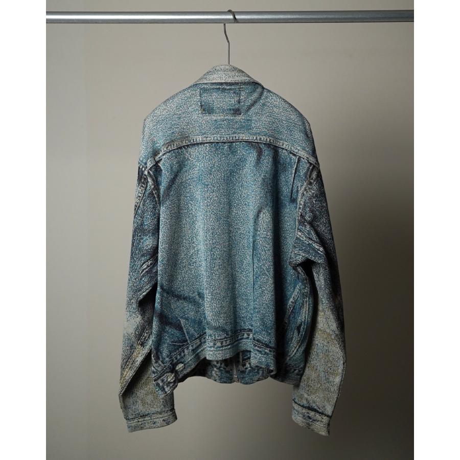 トルク TOLQ ニットデニムジャケット メンズ Knit Denim Jacket 26-1104の画像