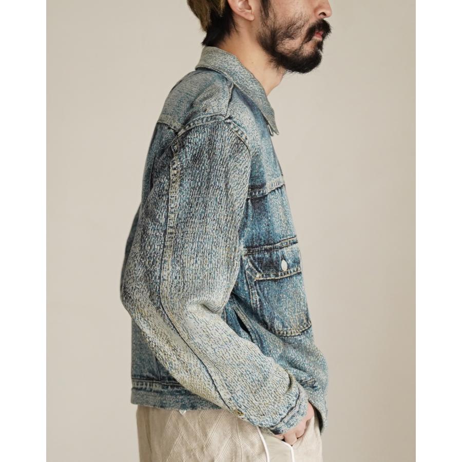 TOLQ（トルク） ニットデニムジャケット メンズ Knit Denim Jacket 26