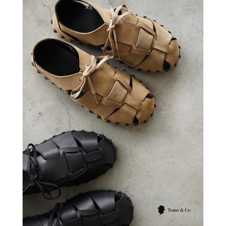 トモアンドシーオー Tomo&Co. グルカコンポーネントシューズ メンズ