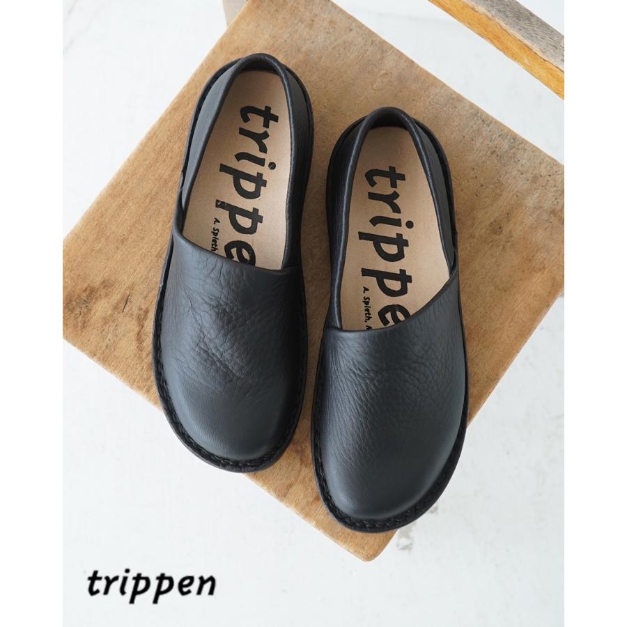 trippen SALE！トリッペン レザー スリッポン レディース Once f