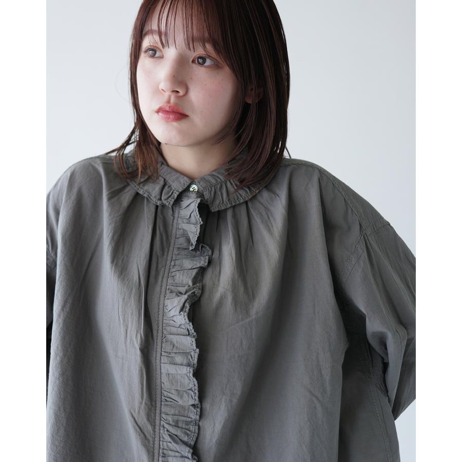 tumugu（ツムグ） SALE！ツムグ ふわふわコットン フリルブラウス