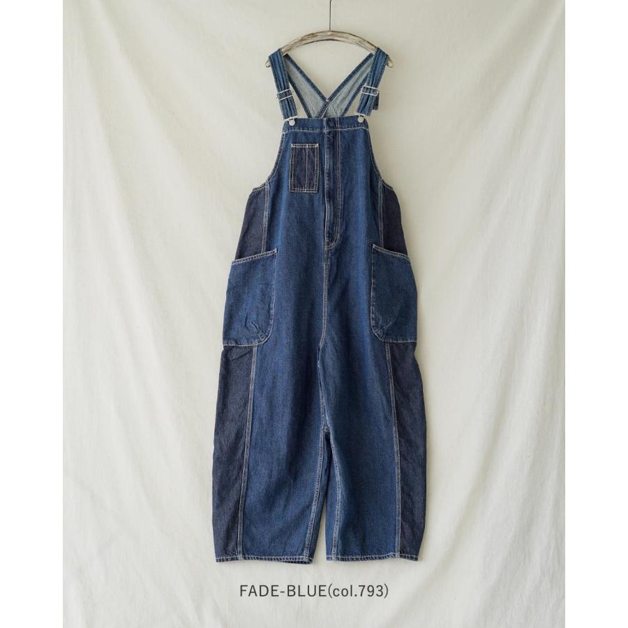 tumugu ツムグ サロペット キナリヘリンボンオックス 10ozデニム