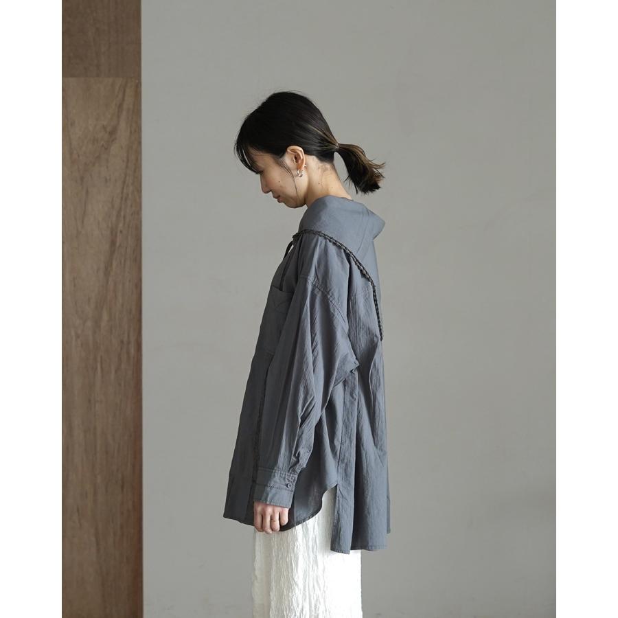 強撚コットンチュニックTEE 新品タグ付き tumugu（ツムグ） ふわふわコットン チュニックブラウス / レディース