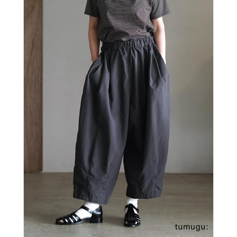 tumugu（ツムグ） イージーパンツ タスランナイロンダントツ撥水パンツ