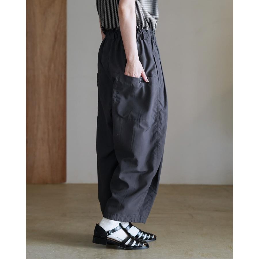 tumuguツムグ 黒サルエルパンツ 新品未使用タグ付き tumugu（ツムグ） SALE！ツムグ イージーパンツ タスランナイロン