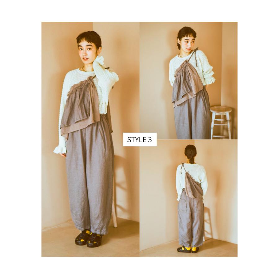 tumugu（ツムグ） 期間限定P15倍 パンツ ソリトリネン3×コットンリネン