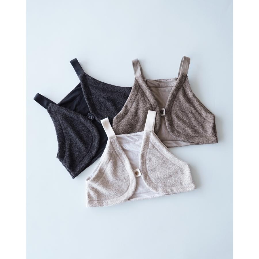 tumugu（ツムグ） SALE！ツムグ ビスチェ ベスト シープパイル 2way