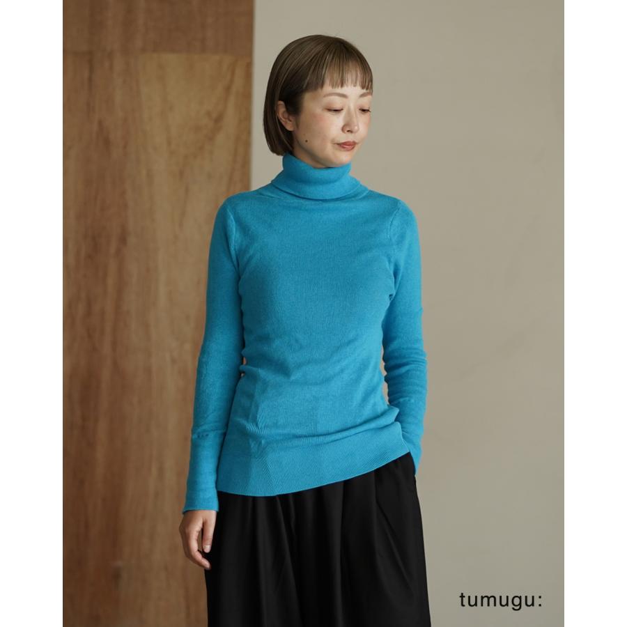 tsumugu ツムグ タートルネックニット ペルーニット tsumugu ツムグ タートルネックニット ペルーニット - メルカリ