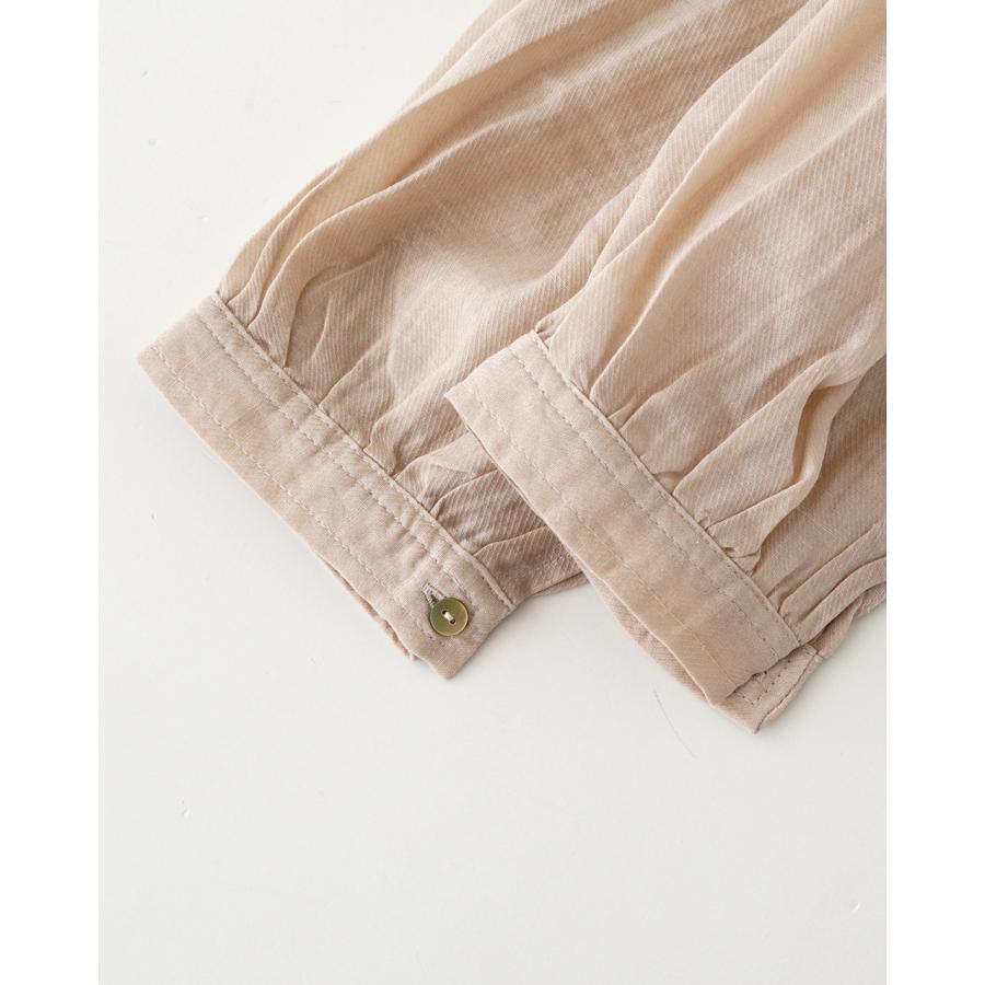 お値下げ❣️TUTIE 麻ブラウス 麻(リネン)100％ 天然素材の人気2WAYブラウスブ｜ナチュラル