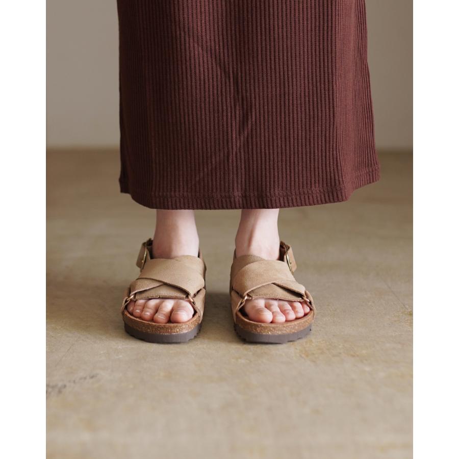 ヴィニーロ VINILO サンダル スエード フラット クロスサンダル 革 レザー ベルトサンダル レディース SANDAL スライド CH-14509-SE 【レビュー企画対象】の画像