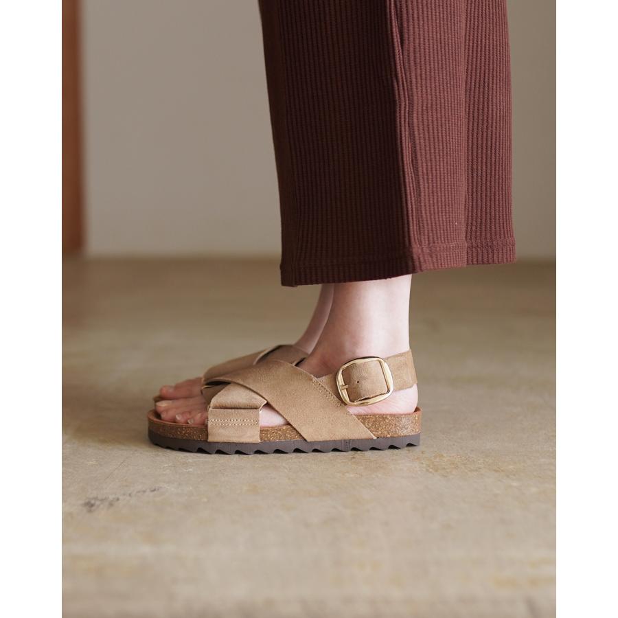 ヴィニーロ VINILO サンダル スエード フラット クロスサンダル 革 レザー ベルトサンダル レディース SANDAL スライド CH-14509-SE 【レビュー企画対象】の画像