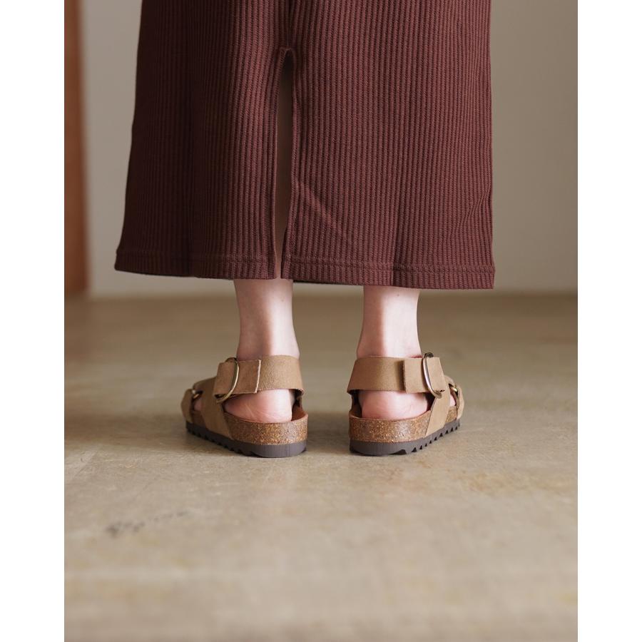 ヴィニーロ VINILO サンダル スエード フラット クロスサンダル 革 レザー ベルトサンダル レディース SANDAL スライド CH-14509-SE 【レビュー企画対象】の画像