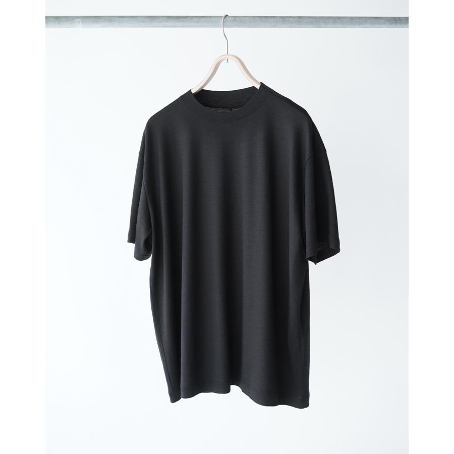 WRAPINKNOT / SHORT TEE ブラック　ウール　半袖 楽天市場】ラッピンノット WRAPINKNOT ウール ショートスリーブ
