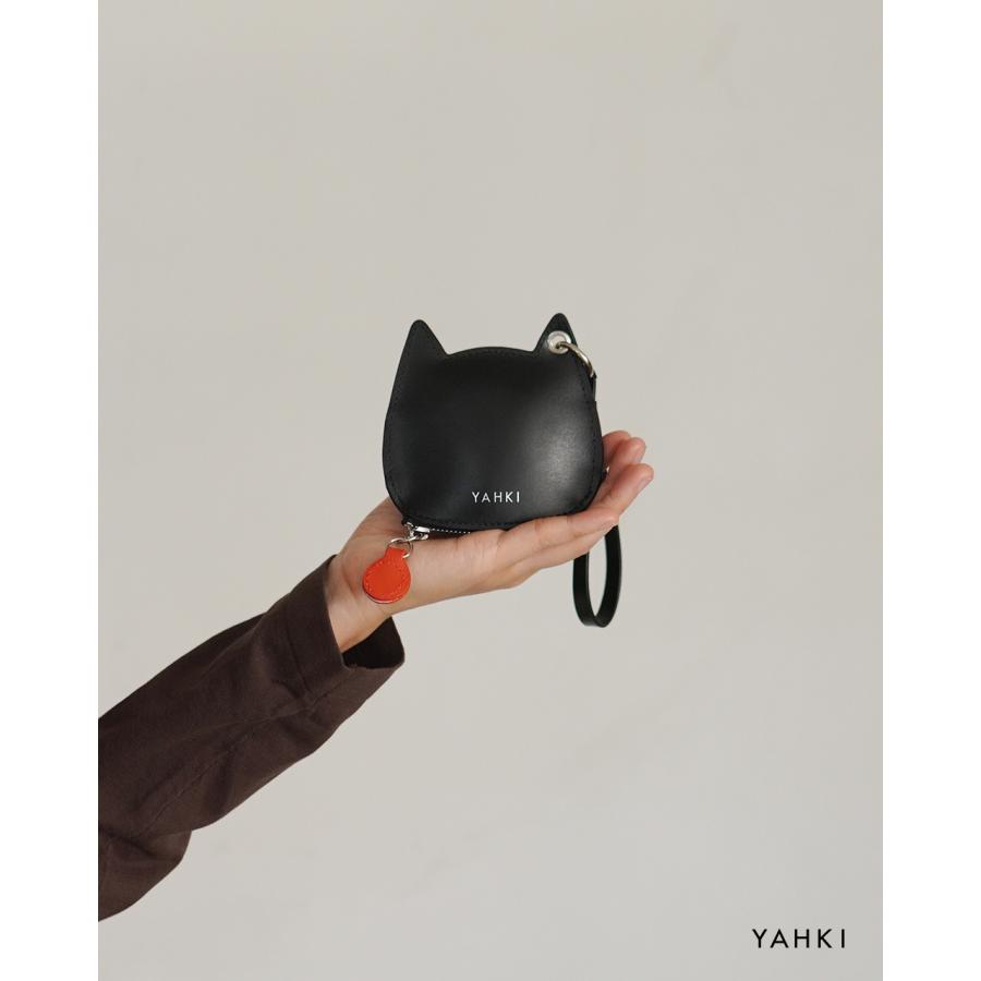 YAHKI（ヤーキ） ミニポーチ マルチケース 小銭入れ 財布 ネコ