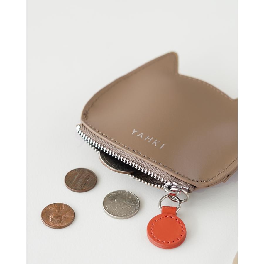 YAHKI（ヤーキ） ミニポーチ マルチケース 小銭入れ 財布 ネコ