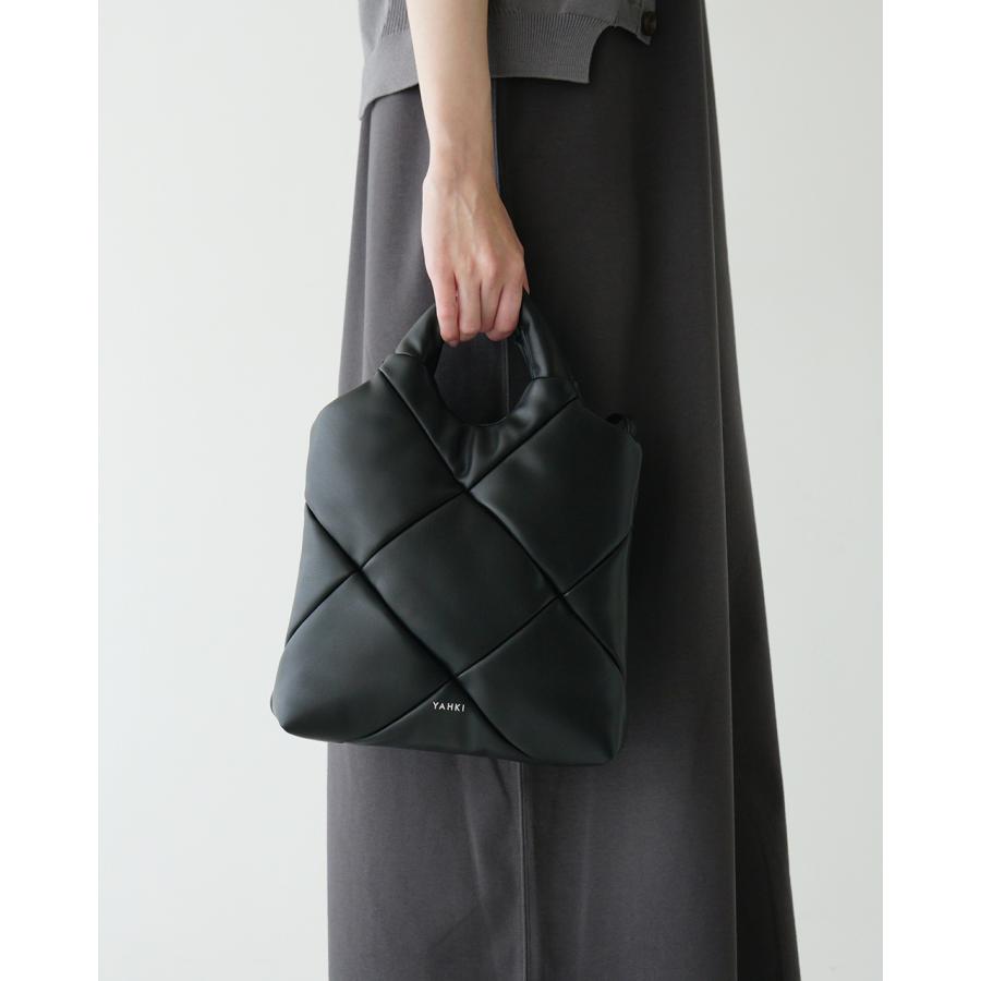 【新品未使用】YAHKI Navy ナイロン ハンドバッグ YAHKI＞ナイロン ショルダーバッグ ―2WAY―