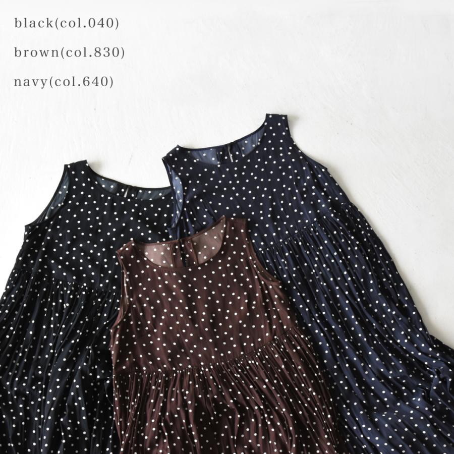 ヤンガニー Yangany ドット柄 ノースリーブ ロングワンピースレディース ワンピース F 5865 Yanga F 5456 Crouka Yahoo 店 通販 Yahoo ショッピング