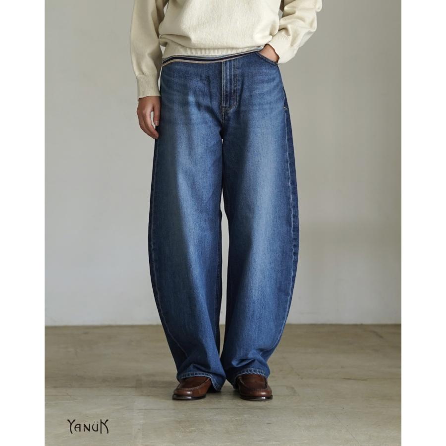 YANUK（ヤヌーク） デニムパンツ ローラ（カーブテーパード）UMB