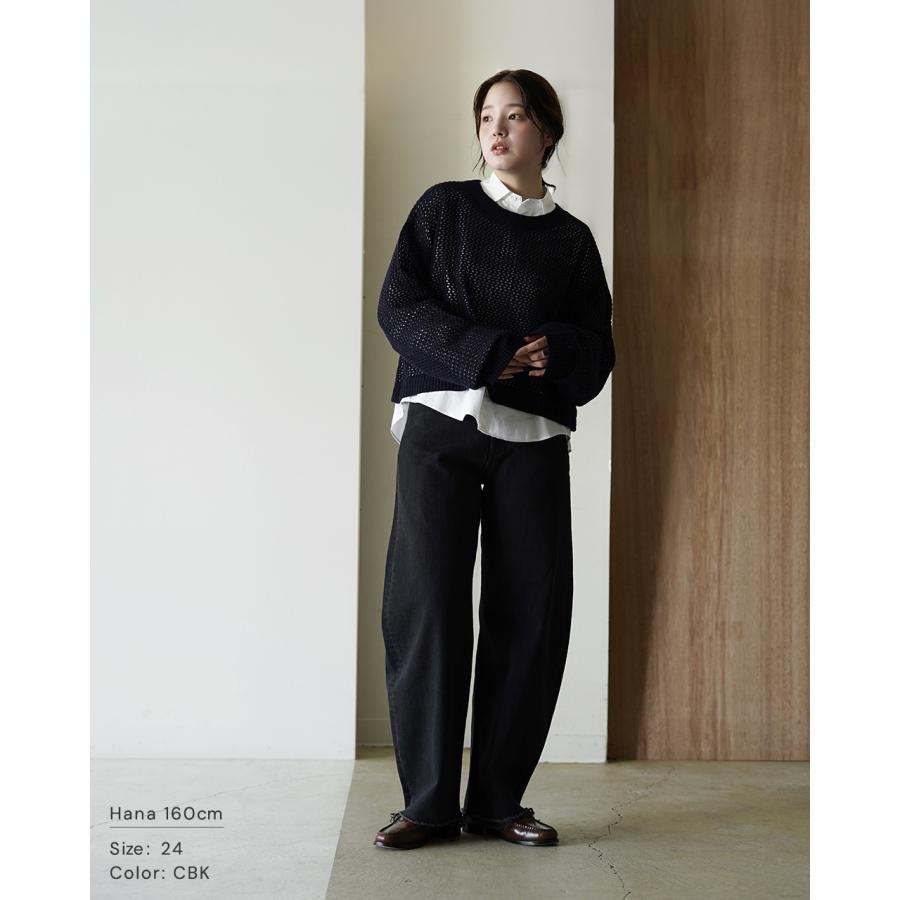 パンツ Yanuk Laura 22inch YANUK/ヤヌーク] LAURA カーブテーパードデニム（デニムパンツ