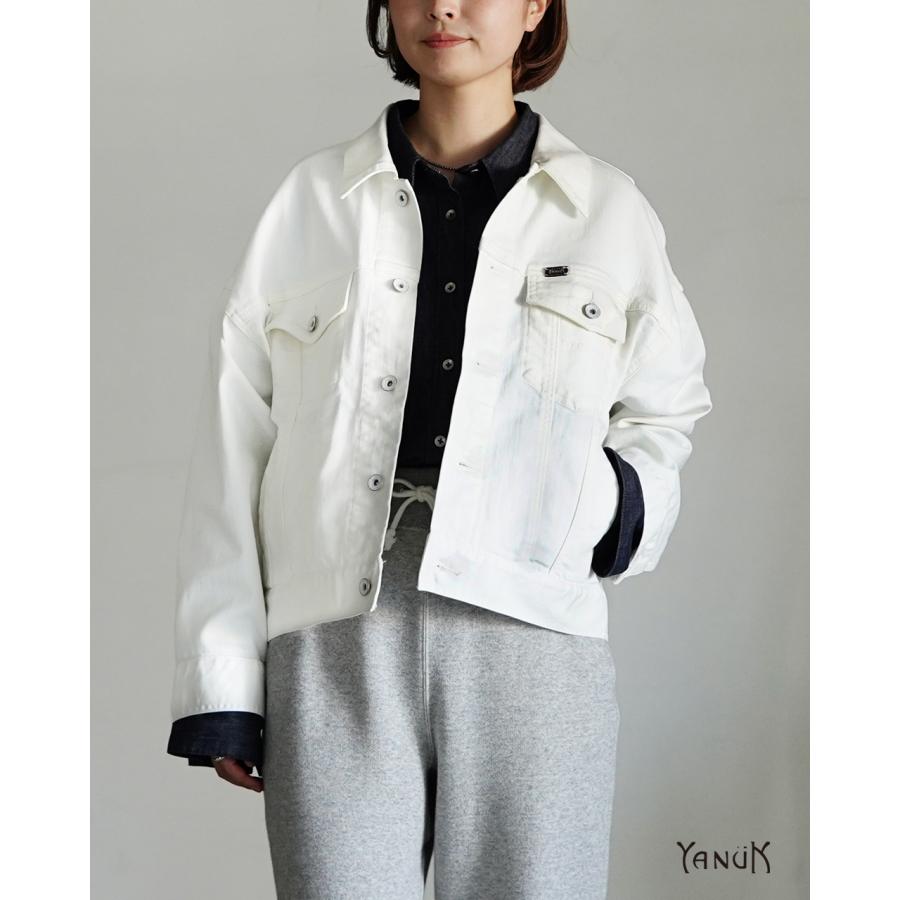 YANUK（ヤヌーク） ジーンジャケット AWH レディース 撥水 ホワイト 白