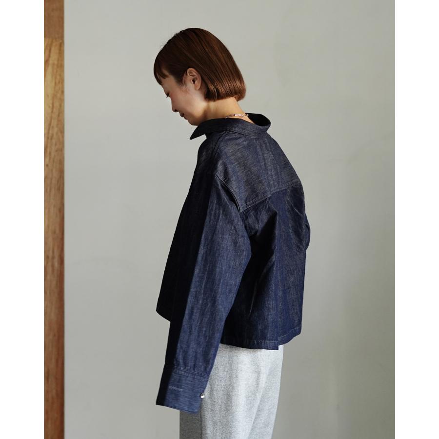 YANUK（ヤヌーク） SALE！ヤヌーク クロップドデニムシャツ INP